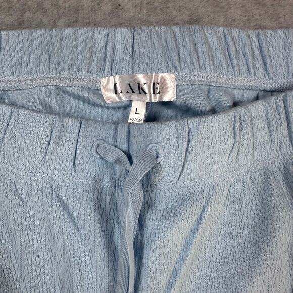 Lake Pajamas Pointelle Pima Cotton Pajama Set French Blue Tank Pants - Picture 13 of 14